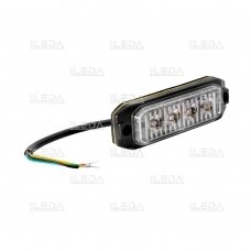 Vilkur / LED / Kollane / Ovaalne / 4x38W / 12/24V / ECE R65 ECE R10
